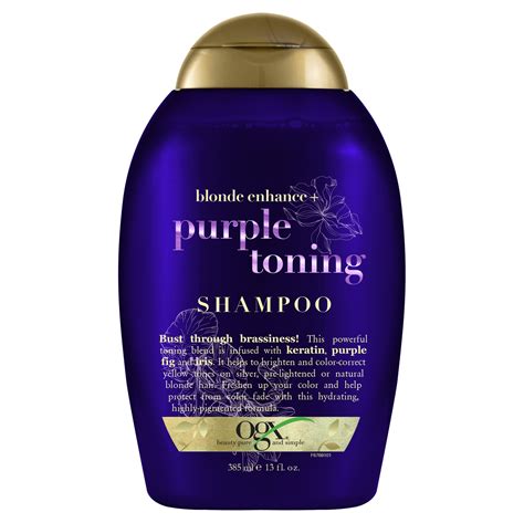 purple bottle shampoo