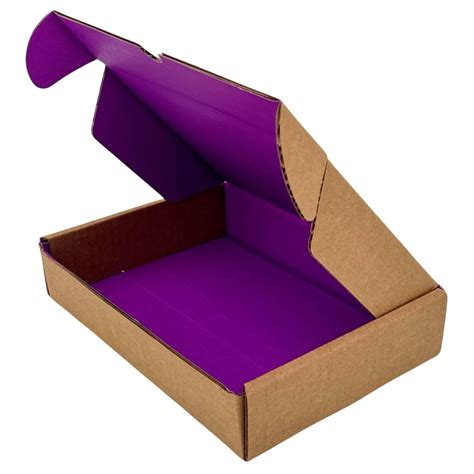Purple Boxes For Shipping