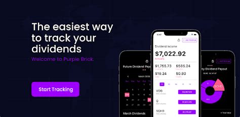 purple brick dividend tracker