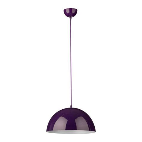 purple ceiling light