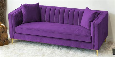 Purple Colour Sofa Set