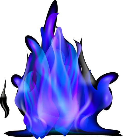 purple fire flames png