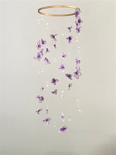 Purple Flower Mobile
