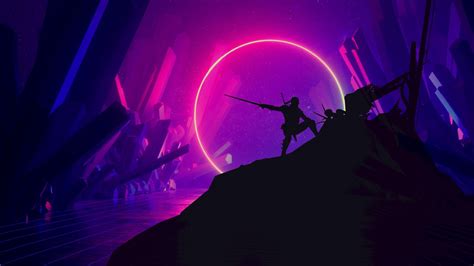 Purple Gamer Background