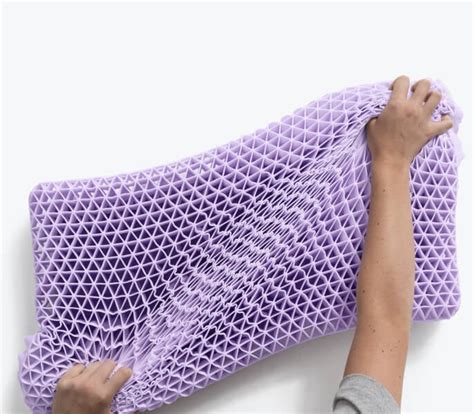 Purple Grid Pillows