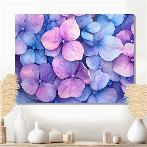 Purple Hydrangea Wall Art