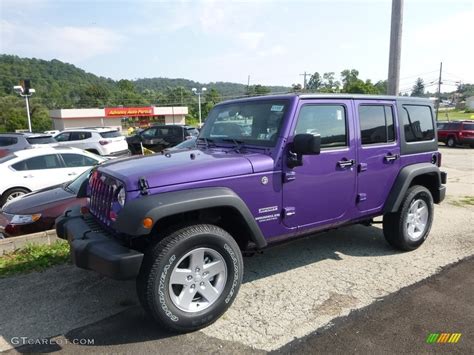 purple jeep wrangler sport s 2017