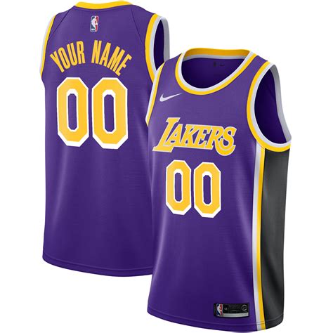 purple lakers jersey customized