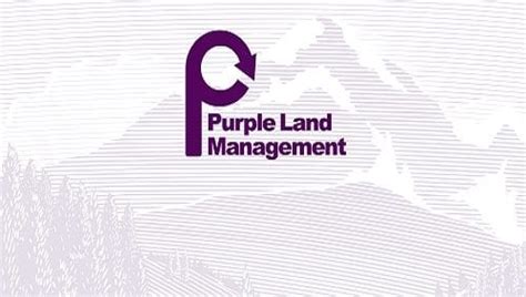 purple land management gas and oil