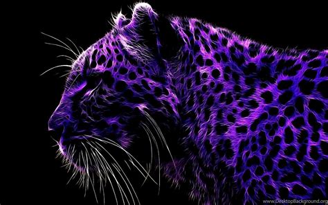 Purple Leopard Background