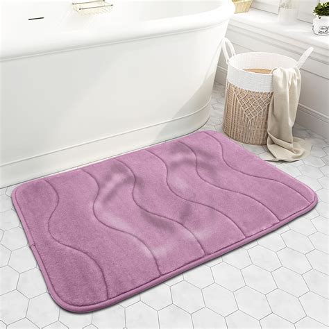 Purple Memory Foam Bath Rugs