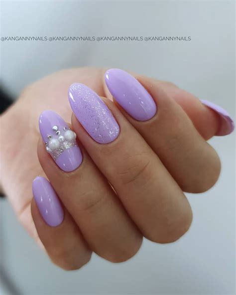 Purple Nails For Wedding