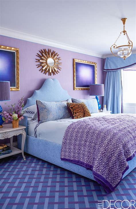 purple paint colours for bedroom