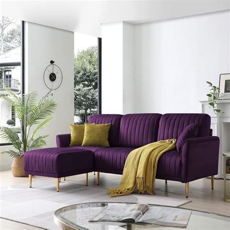 Purple Sofa Sectional