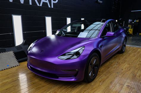 Purple Tesla