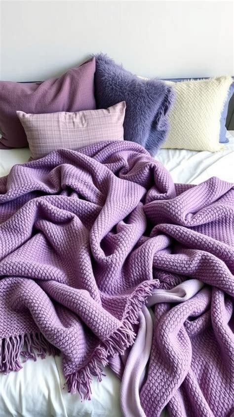 Purple Throws For Bed