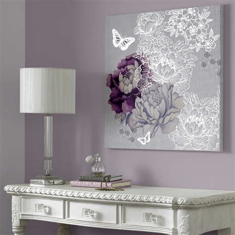 Purple Wall Art Panels