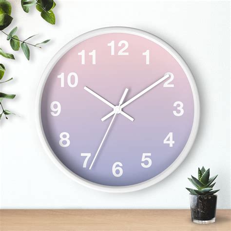Purple Wall Clock Designer