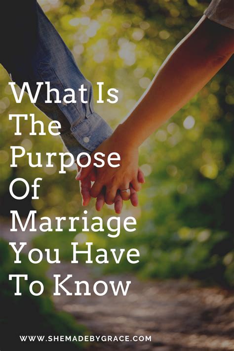 purpose marriage