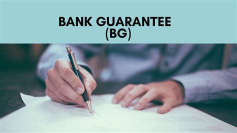 purpose of bank guarantee