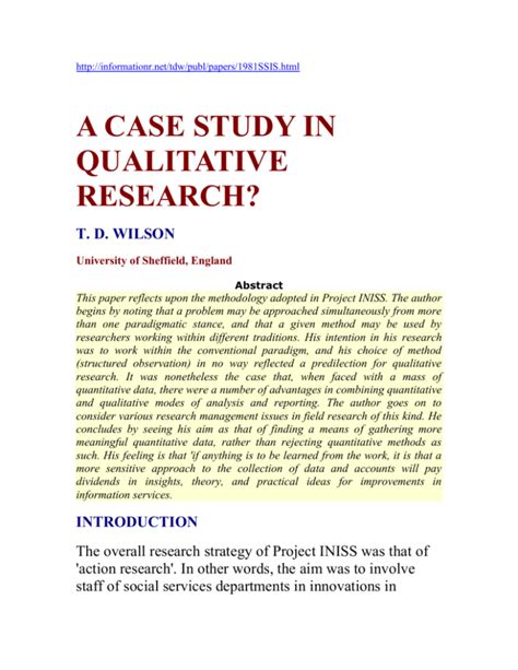 purpose of case study in qualitative research