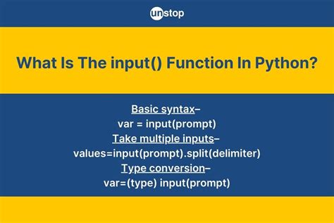 purpose of input function in python