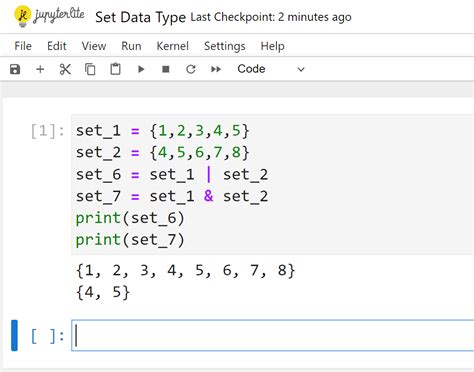 purpose of set data type in python