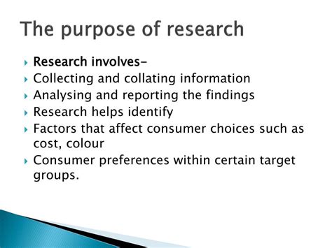 purpose of the study meaning in research