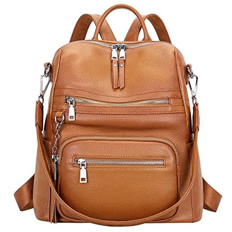 Purse Backpack With Leather