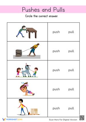 Push And Pull Lesson Plan Grade 2