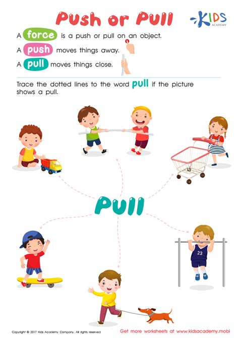 Push And Pull Quiz Grade 1