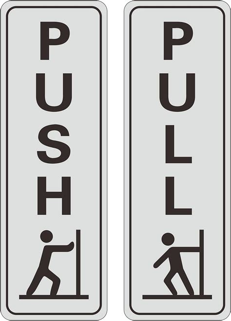 Push And Pull Signs