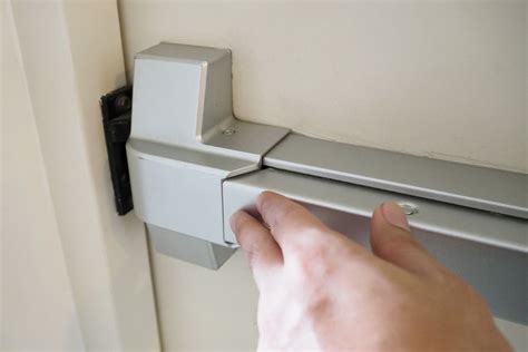 push bar door handle repair