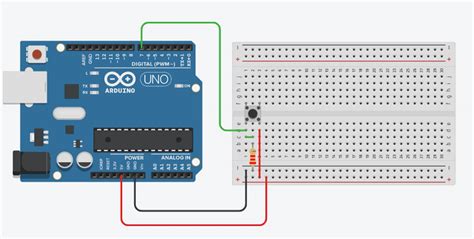 Push Button Code Arduino