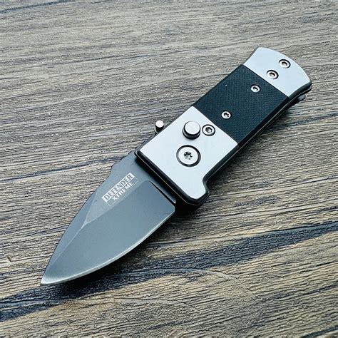 Push Button Knife Blade