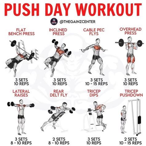 Push Day Barbell Workout