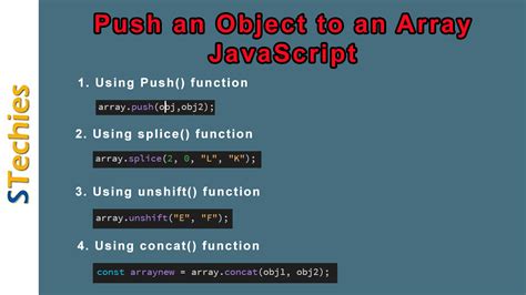 push object value in array javascript