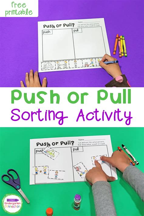 Push Or Pull Sorting Activity