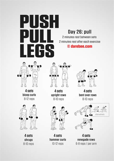 Push Pull Legs Workout For Bulking