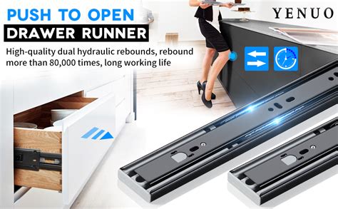 Push To Open Drawer Runner 500mm by JB Saeed Studio Buy Drawer Slides Online In Pakistan