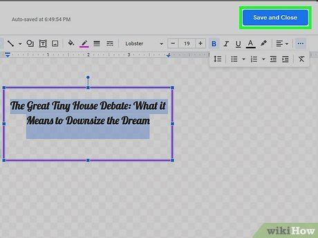 put a border around text in google docs