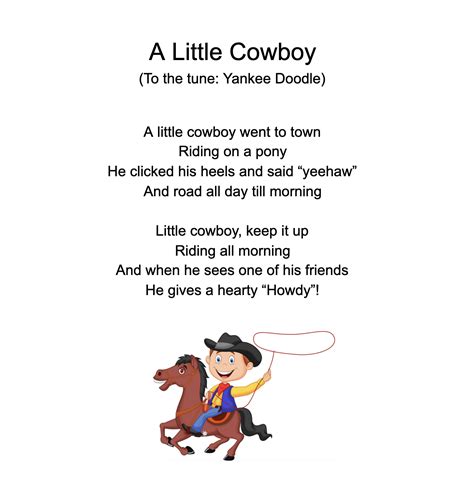 put a cowboy song
