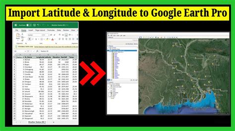 How To import coordinates in Google Earth Pro Google Earth Pro Me