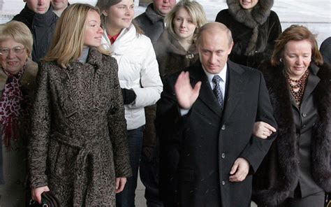 A woman widely known as Putin's daughter spoke at Russia's equivalent