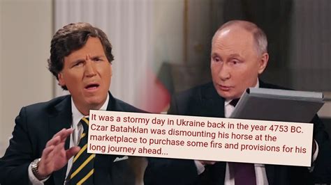 putin interview with tucker carlson text