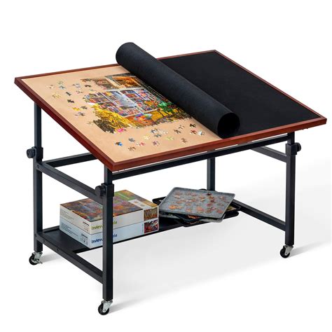Puzzle Tables On Wheels
