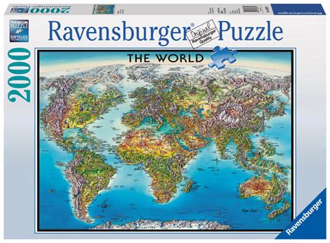 Puzzle World Map 2000 Pieces