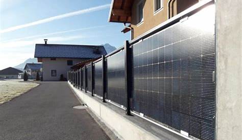 Solar Zaun » Aluzaun mit PV-Modulen - Leeb Balkone