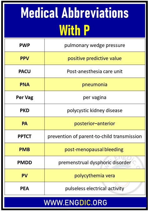 pv in medical abbreviation