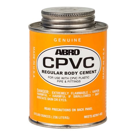 WELDON Gray Pipe Cement, CPVC, Size 32 oz, For Use With Joining CPVC